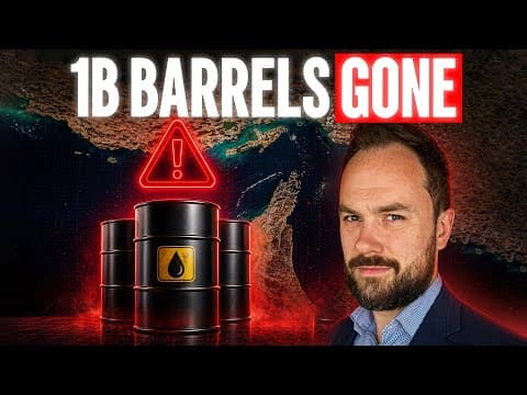 🛢️ The Hormuz Crisis: What a Billion Barrels of Lost Oil Means for Markets