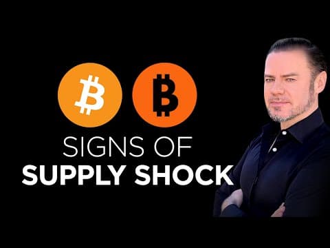 🚀 Signs of a Bitcoin Supply Shock — Wall Street's Back & Long-Term Holders Aren't Budging