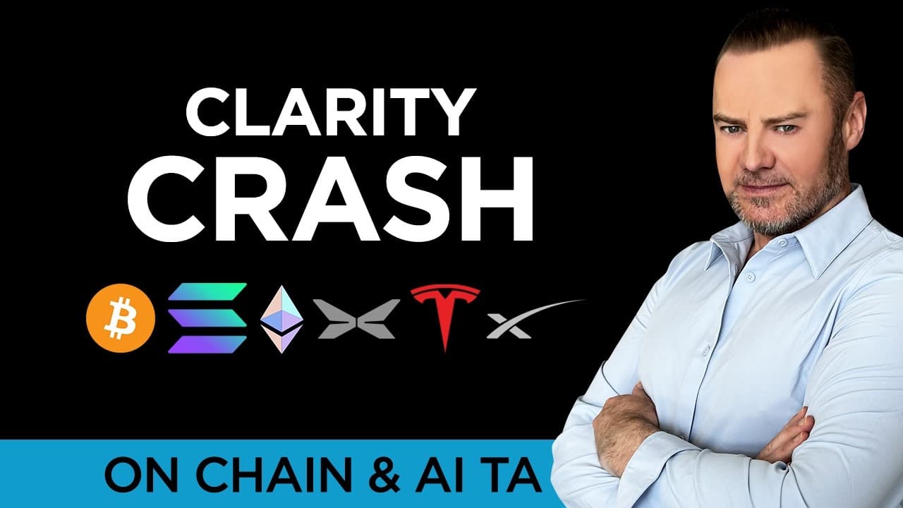 šØ Clarity Crash: Bitcoin Dips $3K as Procedural Vote Reality Sets In